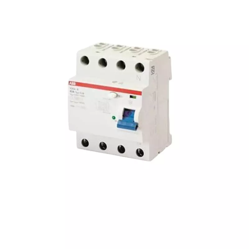 ABB F200 RCCB, 25A, 4 Pole, 30mA, 400 V AC, 2CSF204325R1250F204