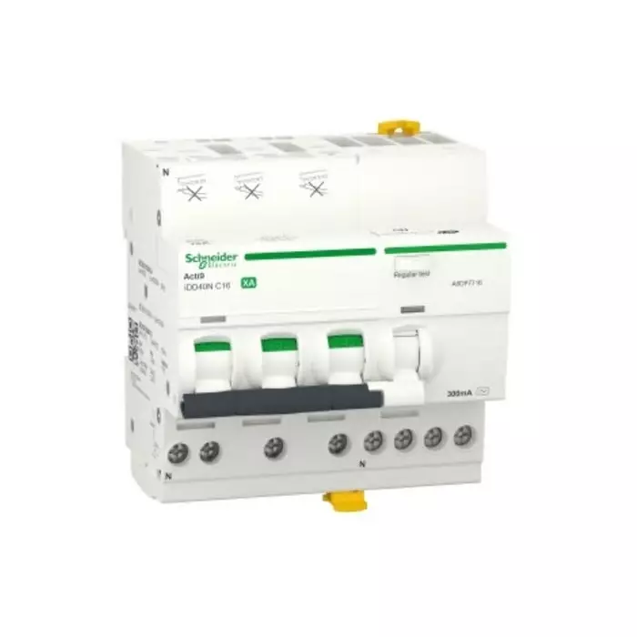 Schneider Electric Type C 3P+N Pole Acti9 Range 16 A RCBO, A9DP7716