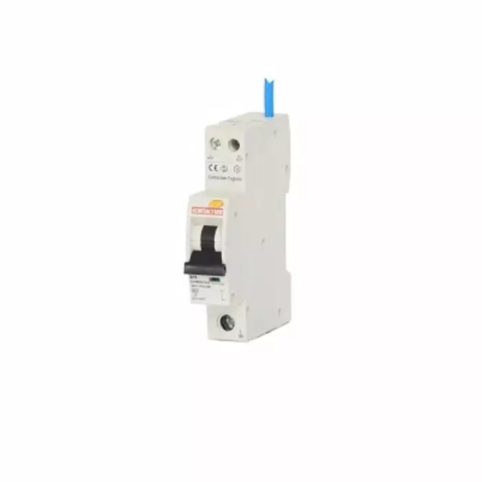 Contactum RCBO 16A Current Rating 1P Poles 30mA Trip Sensitivity Type B CCPBR Range, CCPBR0616AB