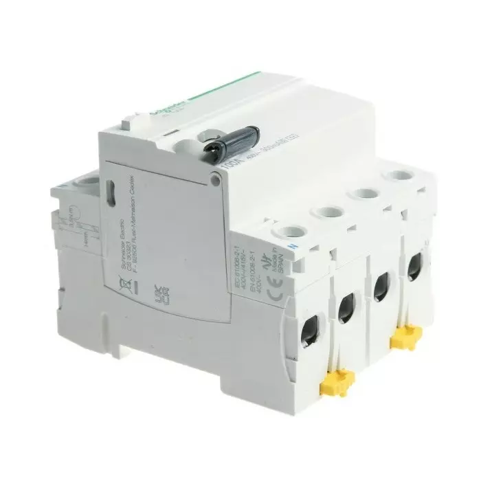 Schneider Electric DIN Rail Mount Type AC 4 Pole Acti9 Range 100 A RCCB, A9R15491