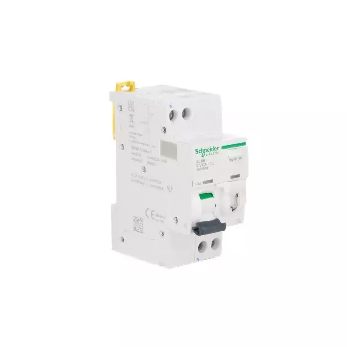 Schneider Electric DIN Rail Mount 1P+N Pole Acti9 Range 16 A RCBO, A9DE3616