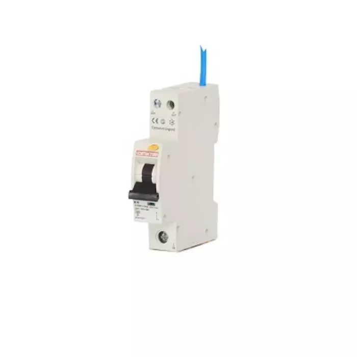 Contactum RCBO 16A Current Rating 1P Poles 30mA Trip Sensitivity Type B CCPBR Range, CCPBR1016AB
