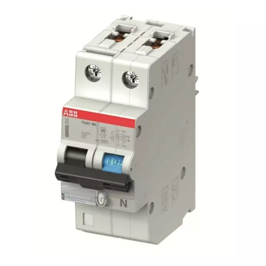 ABB RCCB, 10A, 2 Pole, 30mA, Type C, 240 V AC, 2CCG001698R0001