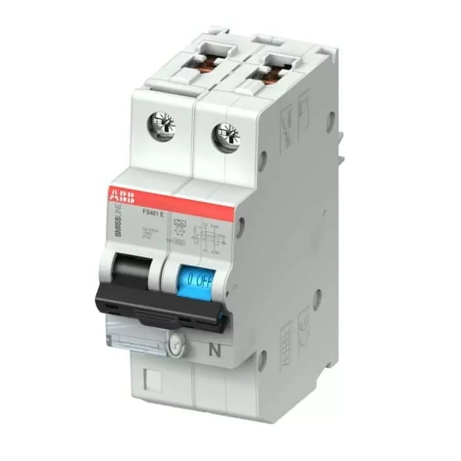 ABB RCCB, 13A, 2 Pole, 30mA, Type C, 240 V AC, 2CCG001664R0001