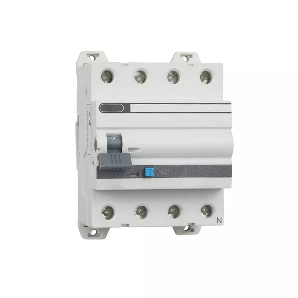 L&T [ Lauritz Knudsen ] Residual Current Circuit Breakers Type-AC 4 Pole White 30 mA Sensitivity 100 Amp Current Rating, AURAC410003