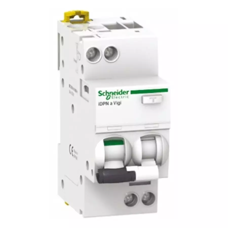 Schneider Electric DIN Rail Mount Type B 1P+N Pole Acti 9 Range 20 A RCBO, A9D56620