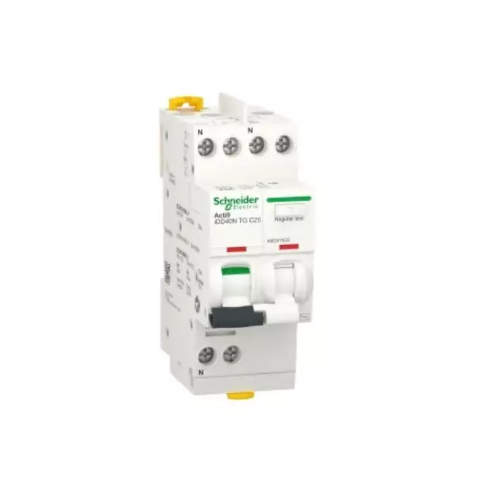 Schneider Electric Type C 1P+N Pole Acti9 Range 25 A RCBO, A9DV7625