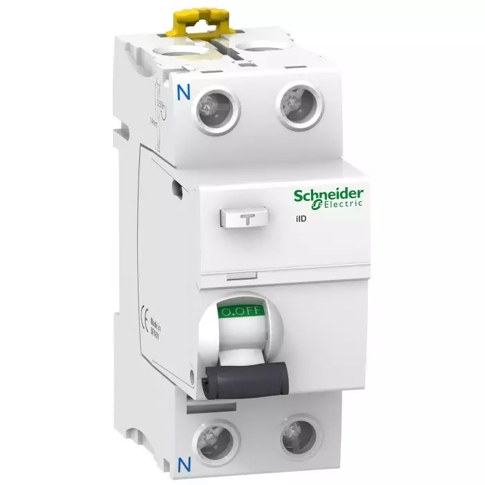 Schneider Electric Type A-SI 2 Pole Acti9 Range 63 A RCCB, A9R35263
