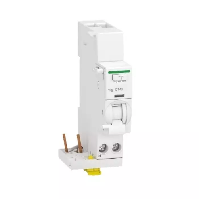 Schneider Electric DIN Rail Mount Type AC 1P+N Pole Acti9 Range 40 A RCCB, A9Y63640