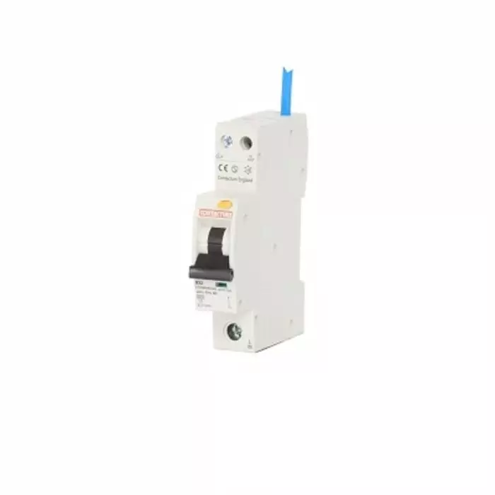 Contactum RCBO 32A Current Rating 1P Poles 30mA Trip Sensitivity Type B CCPBR Range, CCPBR0632AB