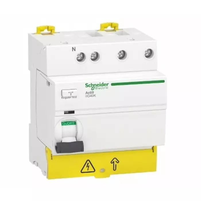 Schneider Electric DIN Rail Mount Type AC 3P+N Pole Acti9 Range 25 A RCCB, A9R79725