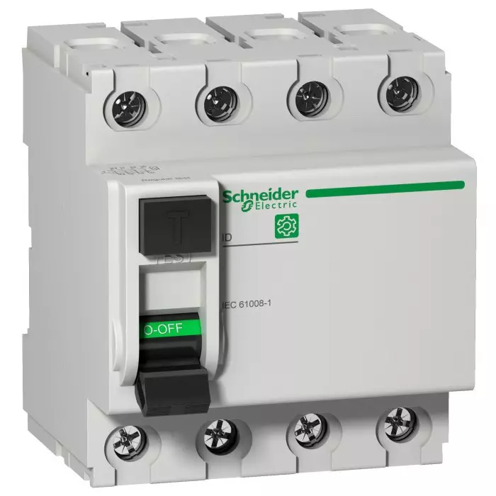 Schneider Electric DIN Rail Mount Type AC 4 Pole Multi9 Range 40 A RCCB, M9R14440