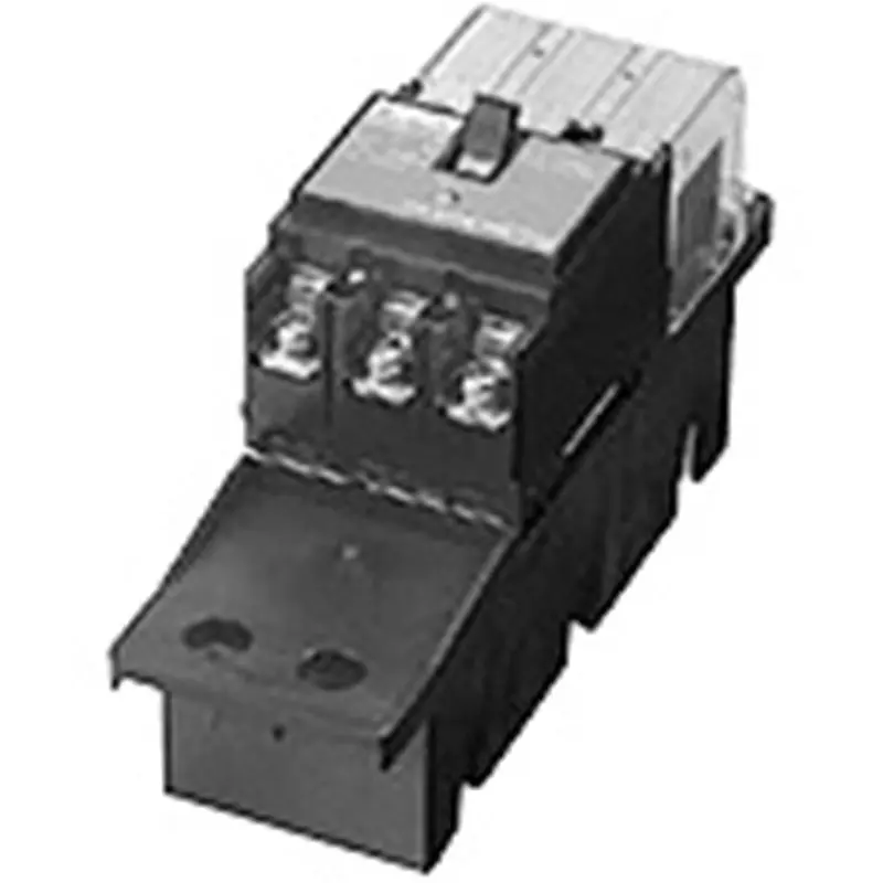 NITTO KOGYO Circuit Breaker with Plug-in Unit 3-Pole, NE53CPH3P9A