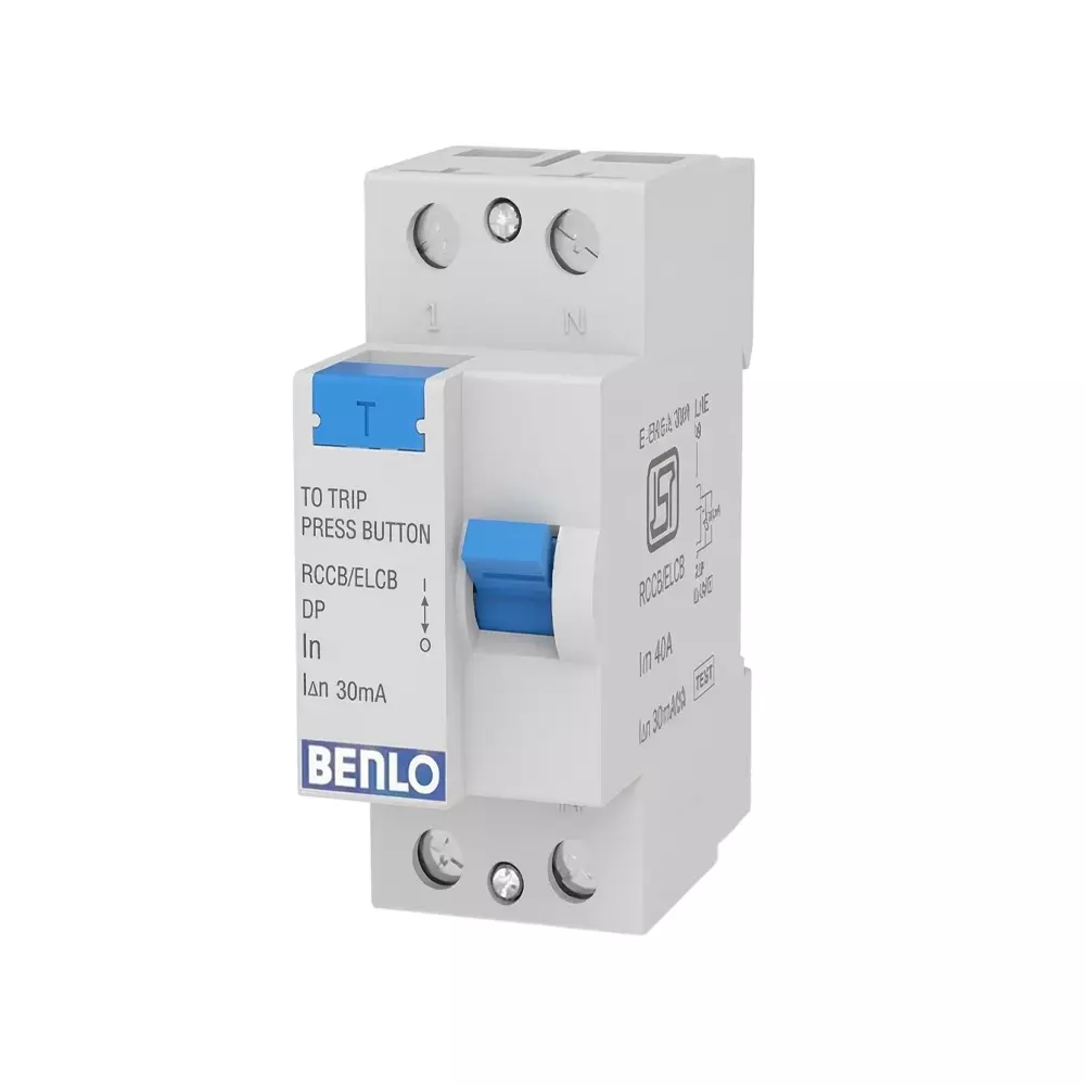 Benlo Residual Current Circuit Breakers 2 Pole 32 Amp, 60156