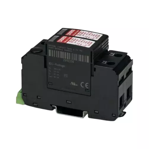 Phoenix Contact Industrial Surge Protector DIN Rail 1 A 240 VAC, 480 VAC, 2910364