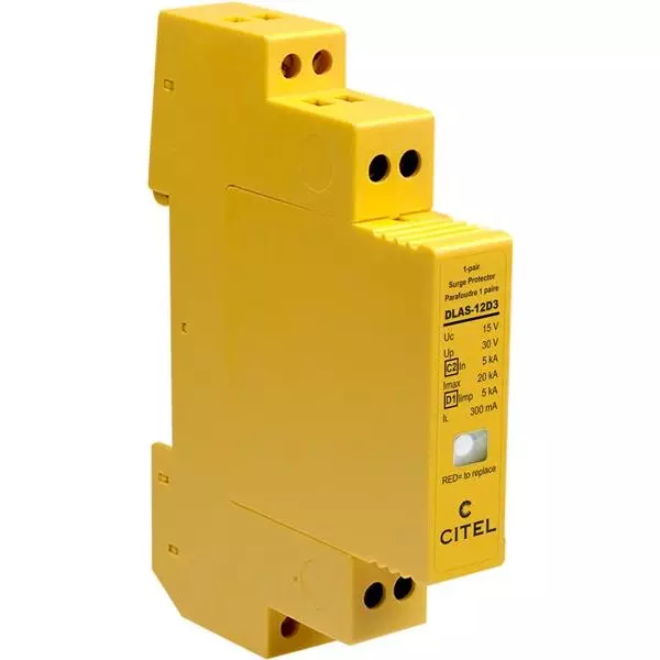CITEL Industrial Surge Protector DIN Rail 300 mA 48 VDC, DLAWS1-12D3