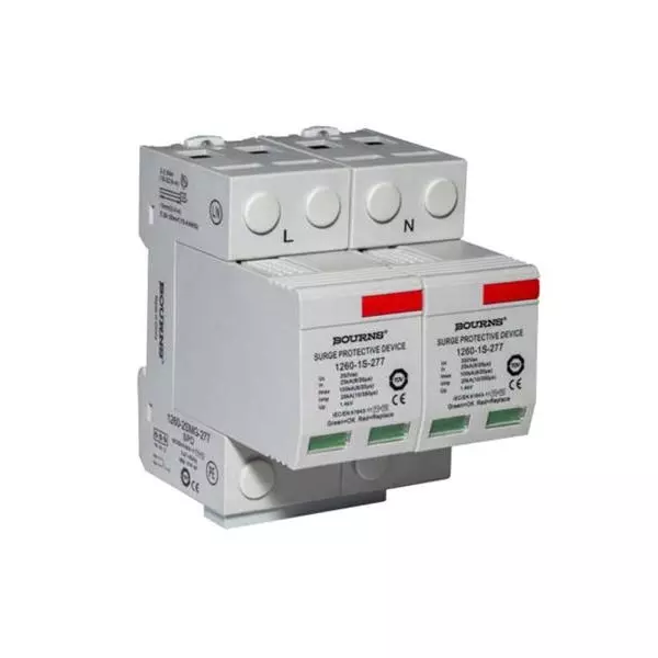 Bourns Industrial Surge Protector DIN Rail 50 kA 150 V, 1260-2NSMG-120