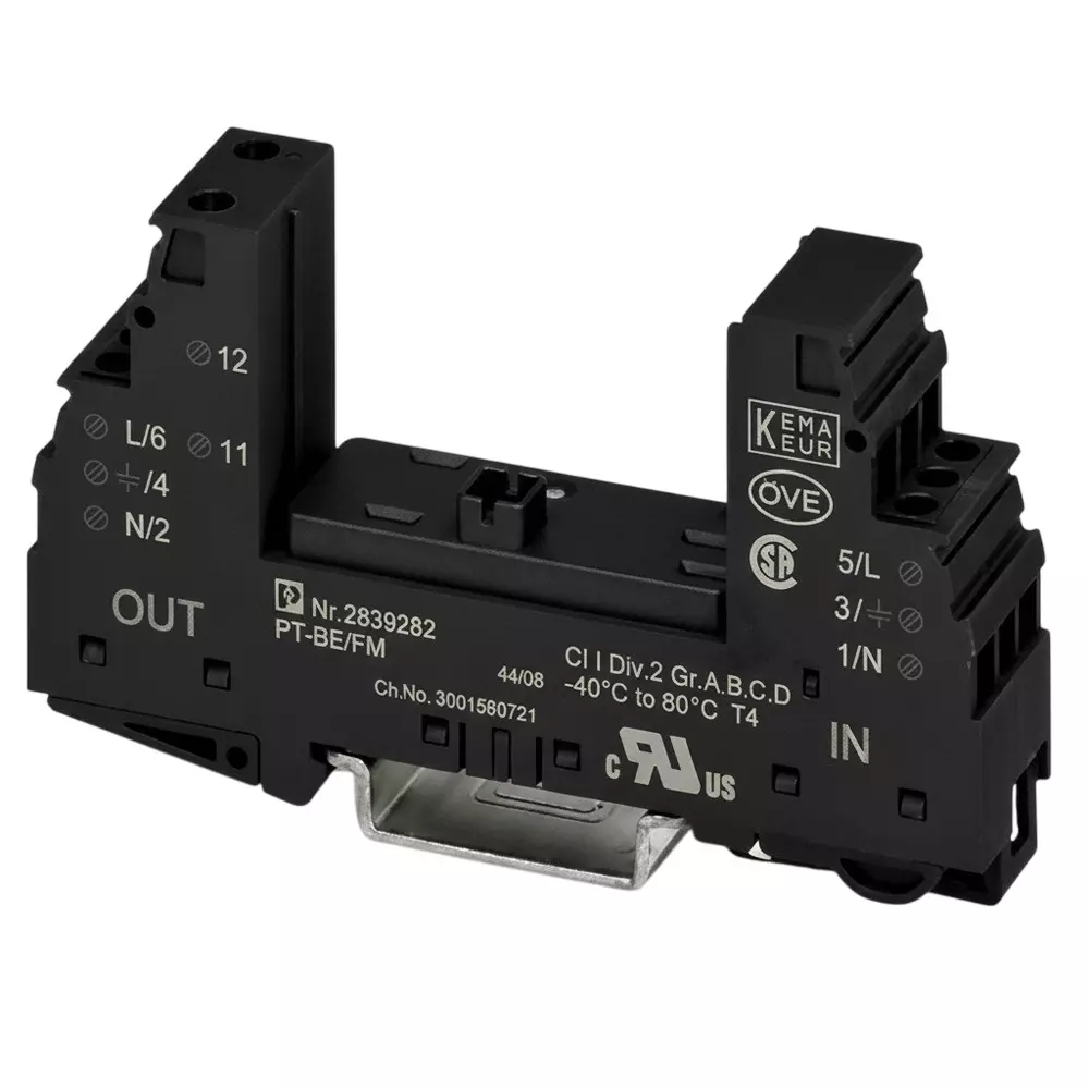 Phoenix Contact Base Element DIN Rail 26 A 230 VAC, 2839282