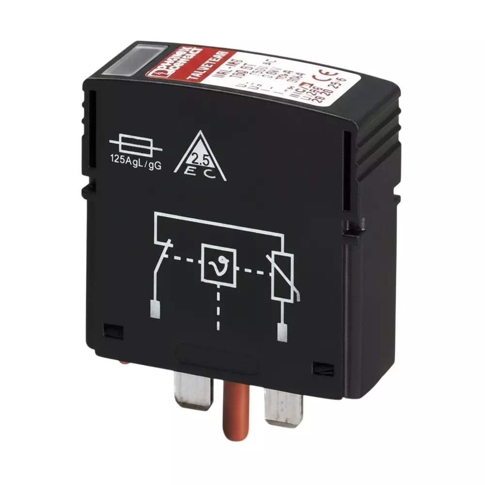 Phoenix Contact Industrial Surge Protector Pluggable 400 VAC, 690 VAC Voltage Rating, 2910339