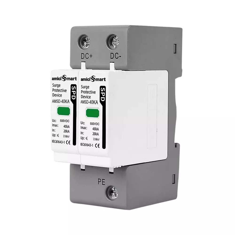 amiciSmart Surge Protective Device 40 kA 500 V Rated Voltage, SPD-DC-500V