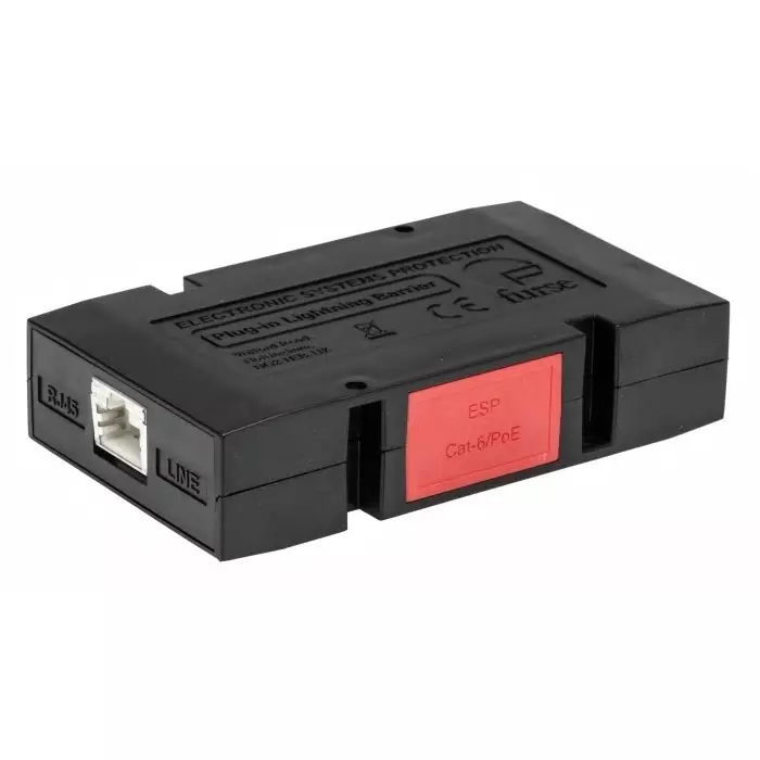 WJ Furse ESP Cat-6 Surge Suppressor Unit 58 V Maximum Voltage Rating 1 kA Maximum Surge Current Cat-6 PoE Surge, 7TCA085400R0024ESP CAT-6/POE