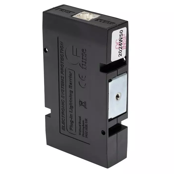 WJ Furse ESP Cat-6 Surge Suppressor Unit 58 V Maximum Voltage Rating 1 kA Maximum Surge Current Cat-6 PoE Surge, 7TCA085400R0024ESP CAT-6/POE