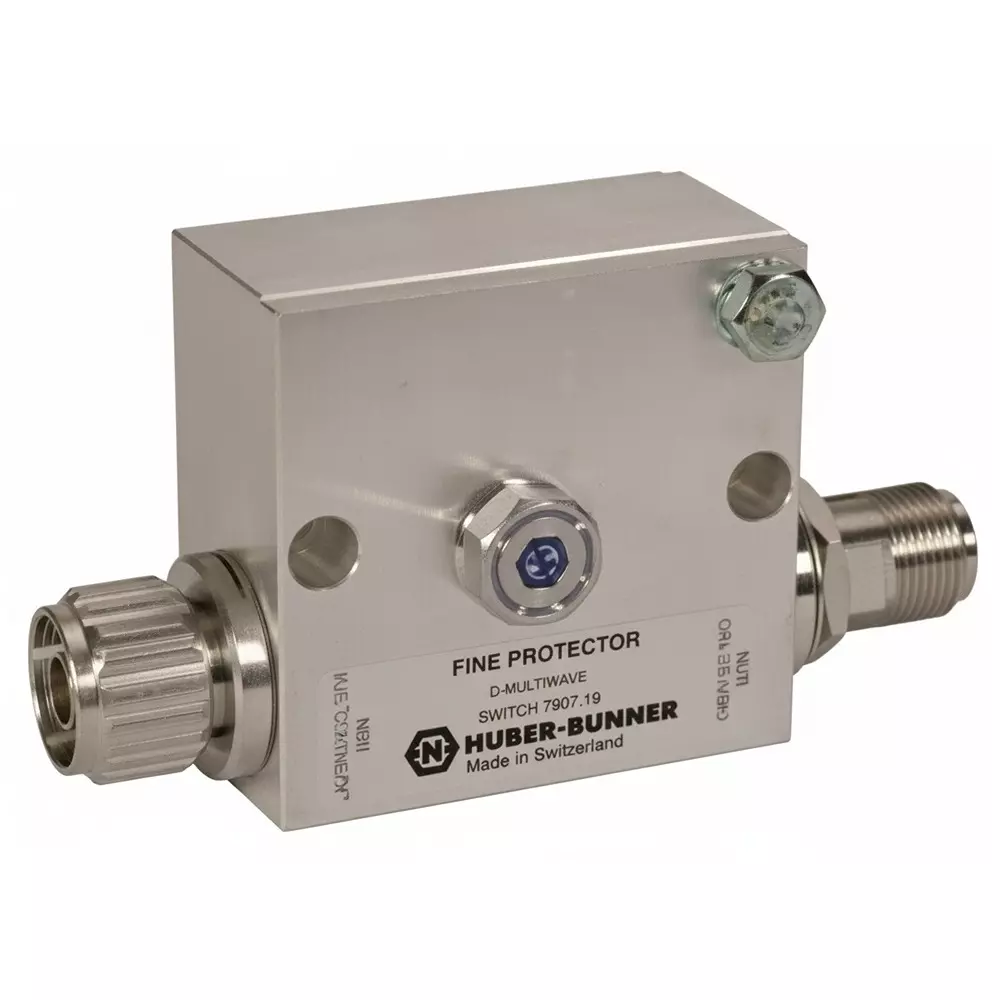 HUBER+SUHNER Connectorized Surge Protector Bulkhead 3 A 15 VDC, 3403.17.0045