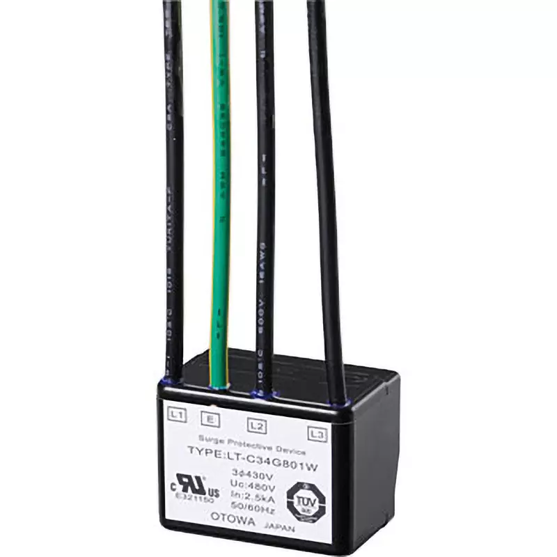 Otowa Electric SPD 250 V Voltage 1500 V Voltage Protection Level Single-phase No. of Phases, LT-C12G801W