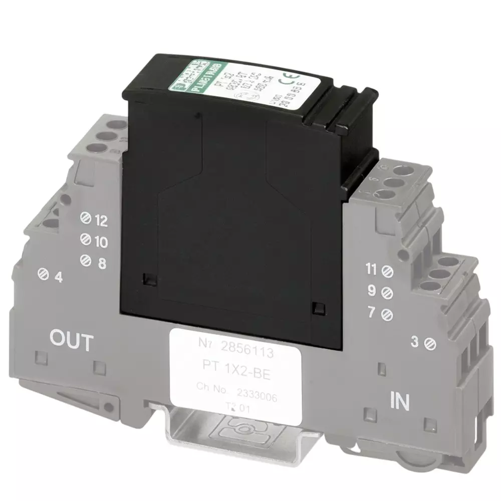 Phoenix Contact Industrial Surge Protector Panel Mount 450 mA 24 VAC, 2856058