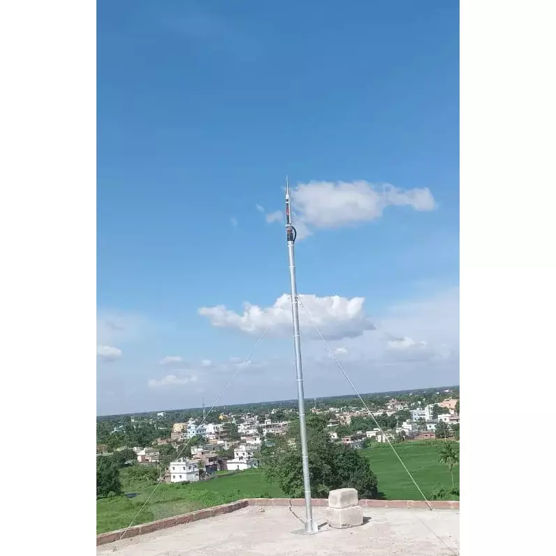 TRUEPOWER ESE Lightning Protection Arrester 460 mm Length 7 V Operating Voltage Copper-Clad Steel for Industrial Use