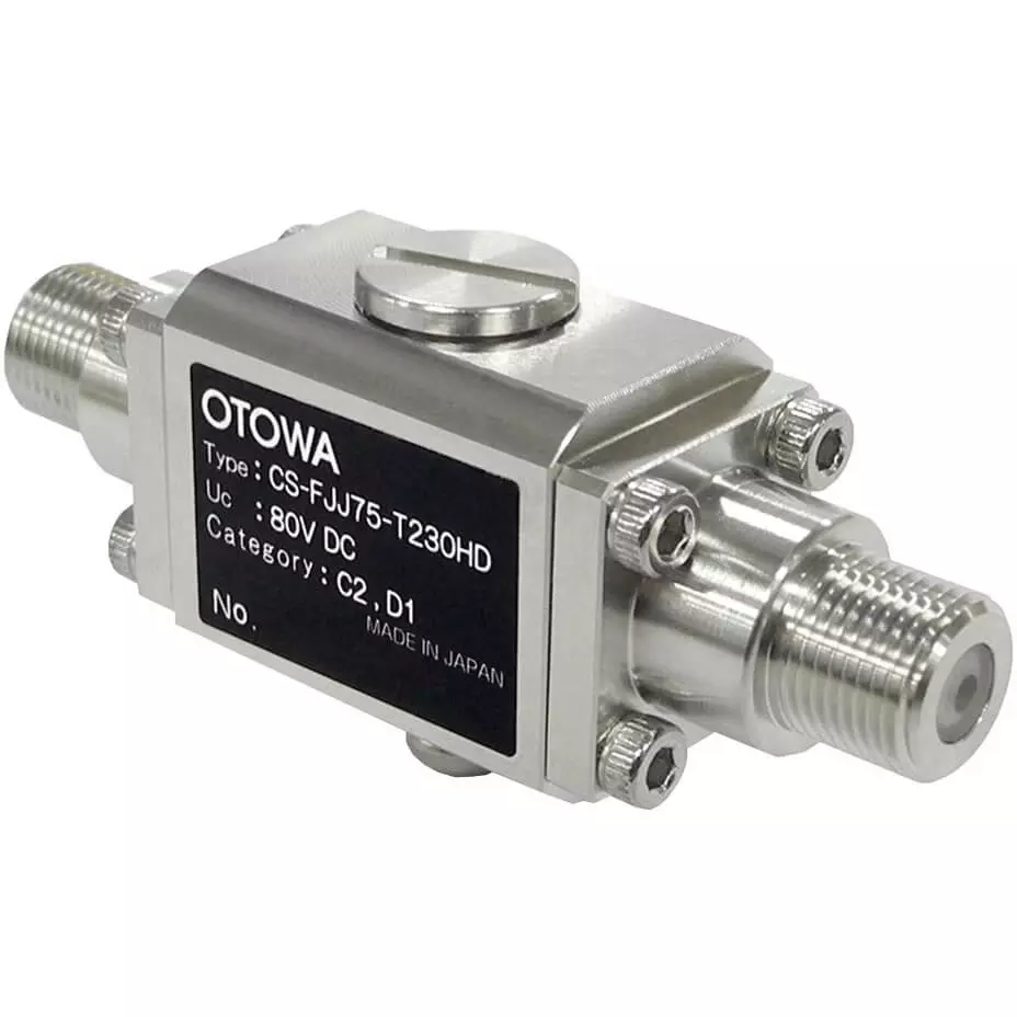 Otowa Electric SPD F type Connector, CS-FJJ75-T230HD