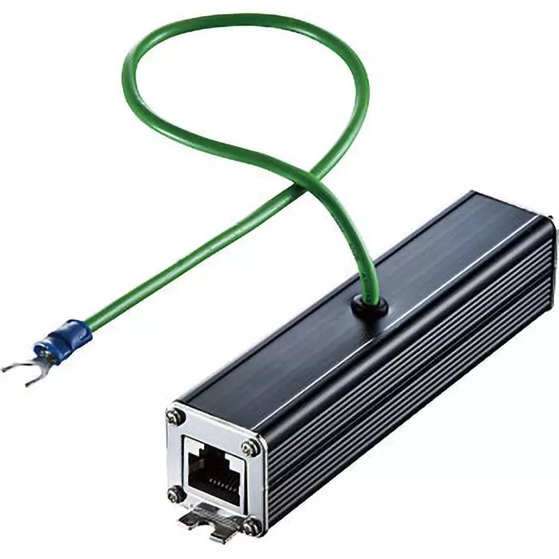 SANWA SUPPLY Lightning Surge Protector Power data / 10 Nominal Discharge Current Data / 5V, Power / 48 V, ADT-NF5EN