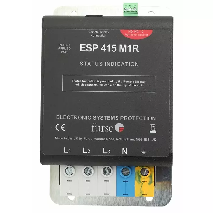WJ Furse ESP M1 Surge Suppressor Unit 280 V Maximum Voltage Rating 6.25 kA Maximum Surge Current Mains Surge Protector, 7TCA085460R0115ESP 415M1R