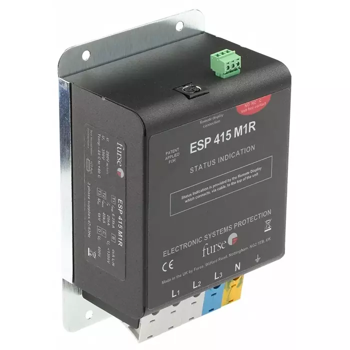 WJ Furse ESP M1 Surge Suppressor Unit 280 V Maximum Voltage Rating 6.25 kA Maximum Surge Current Mains Surge Protector, 7TCA085460R0115ESP 415M1R