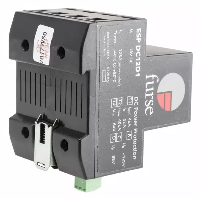 WJ Furse ESP-DCD1 Surge Protection Device 15 V DC Maximum Voltage Rating Mains Protector, ESP DC12 D1