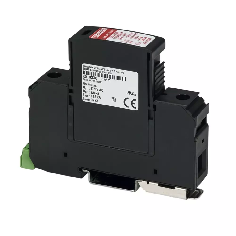 Phoenix Contact Industrial Surge Protector DIN Rail 80 A 48 VDC, 2910345