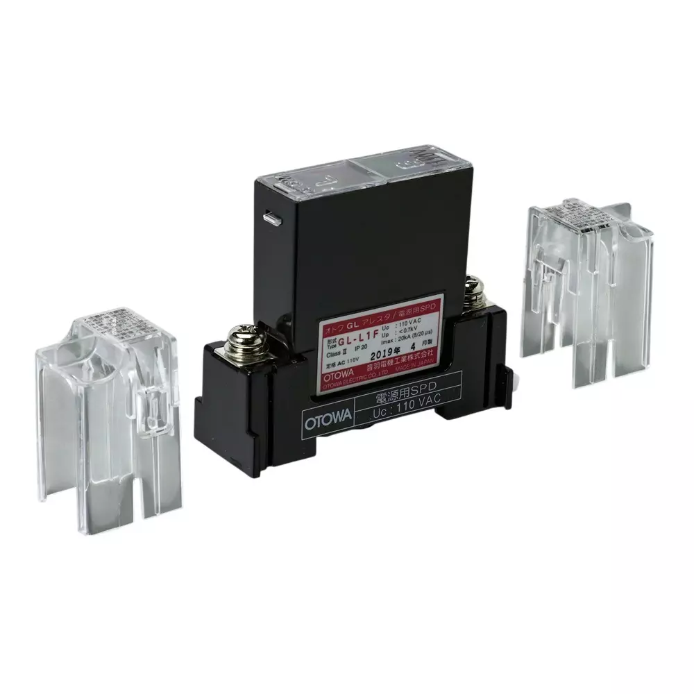 Otowa Electric SPD IP20 Protection Class -20 to +70℃ Operating Temperature Range 700 V or less Voltage Protectio, GL-L1F