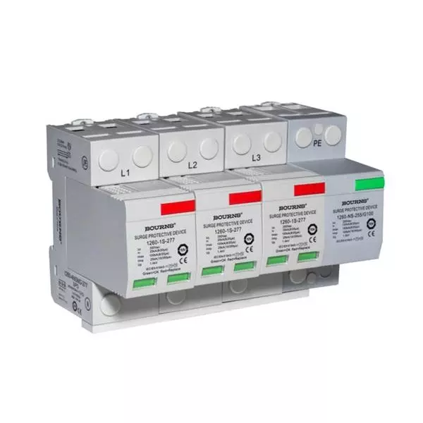 Bourns Industrial Surge Protector DIN Rail 50 kA 150 V, 1260-4NSMG-120