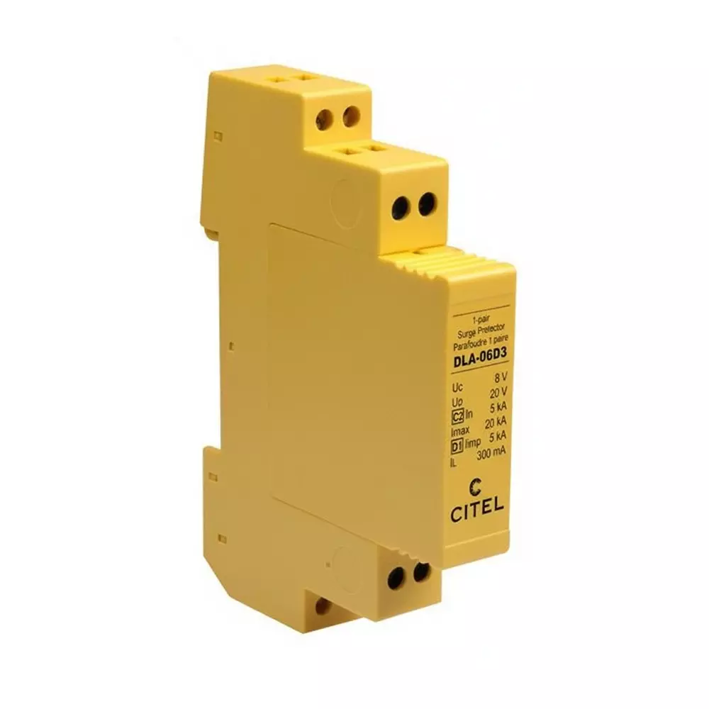 CITEL Industrial Surge Protector DIN Rail 300 mA 6 VDC, DLA-06D3