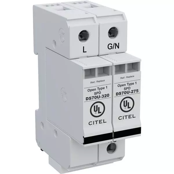 CITEL Industrial Surge Protector DIN Rail 75 kA 230 VAC, DS72US-230S