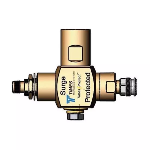 Amphenol Times Microwave Systems Connectorized Surge Protector Inline 50 kA 100 V, LP-STRH-NFF