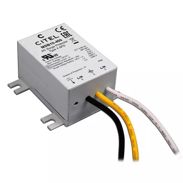 CITEL Industrial Surge Protector Chassis Mount 18 kA 277 VAC/480 VAC, MSB10-400(UL)