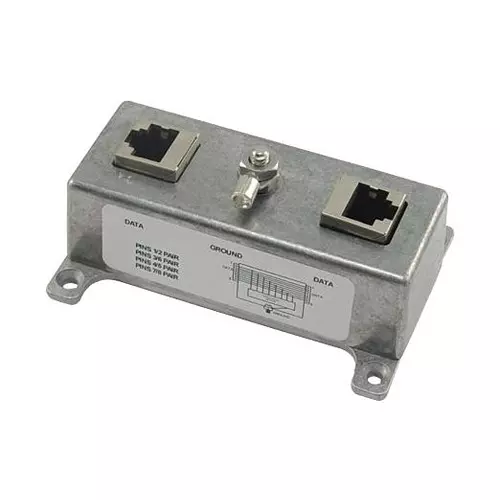 L-COM Surge Protector, 2 Port, Hgln-Cat5J