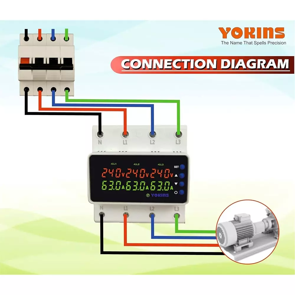 yokins-automatic-overunder-voltage-protector-three-phase-63-amp-220-v-ac-dual-working-mode-yd-6va