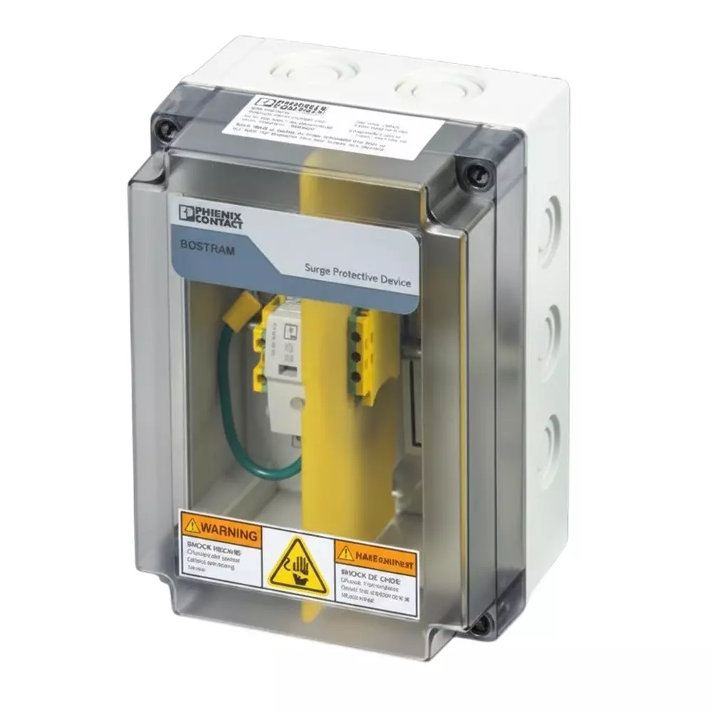 Phoenix Contact Industrial Surge Protector DIN Rail 20 A 120 VAC/DC, 2908682