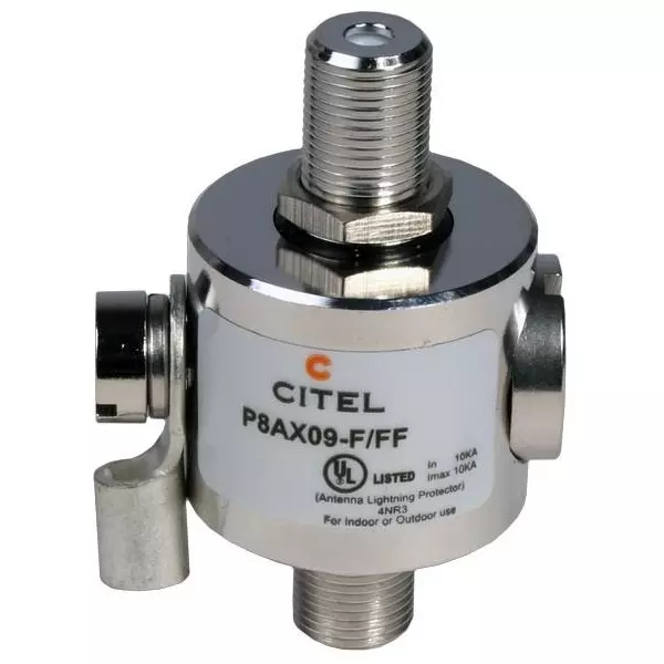 CITEL Connectorized Surge Protector Inline 20 kA 48 V, P8AX09-F-FF