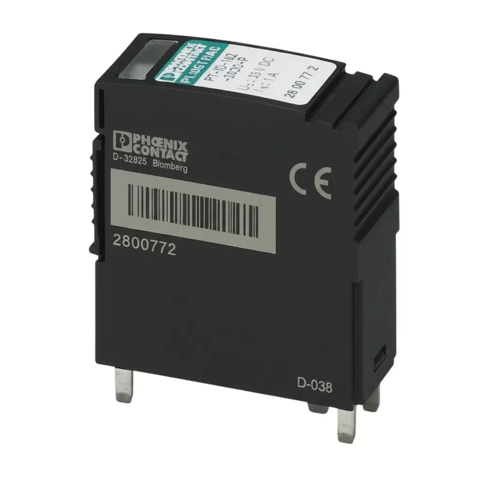 Phoenix Contact Industrial Surge Protector Pluggable 1 A 24 V, 2800776