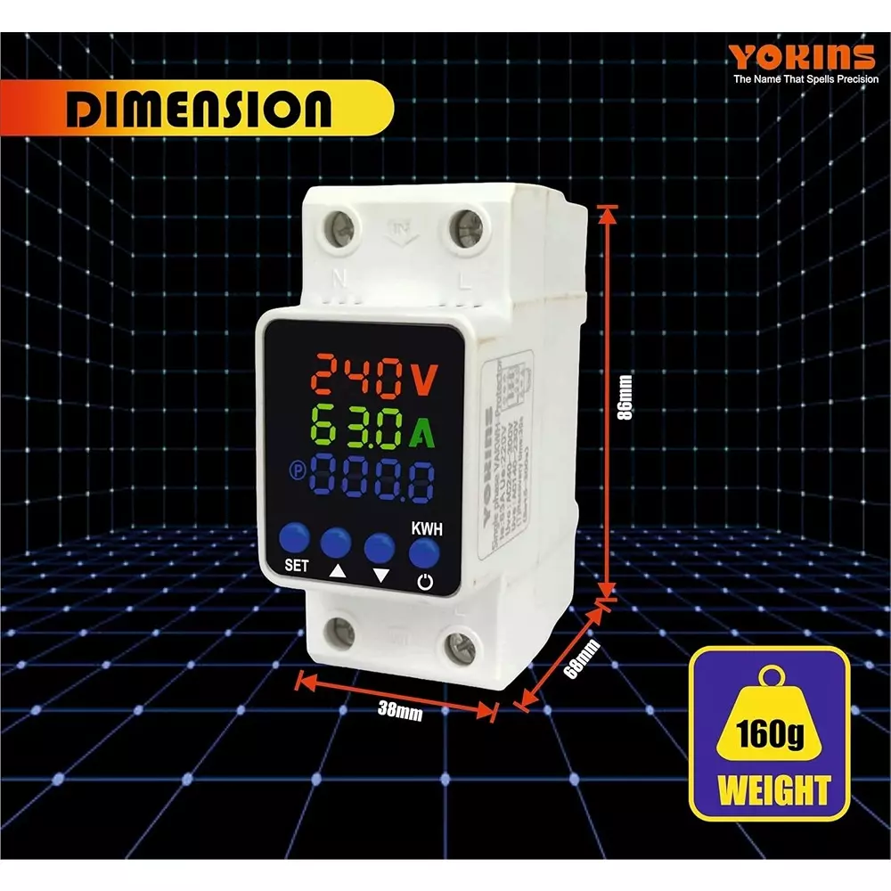 yokins-3-in-1-digital-voltage-current-protector-with-energy-meter-63-amp-230-v-ac-din-rail-mount-yd-vak