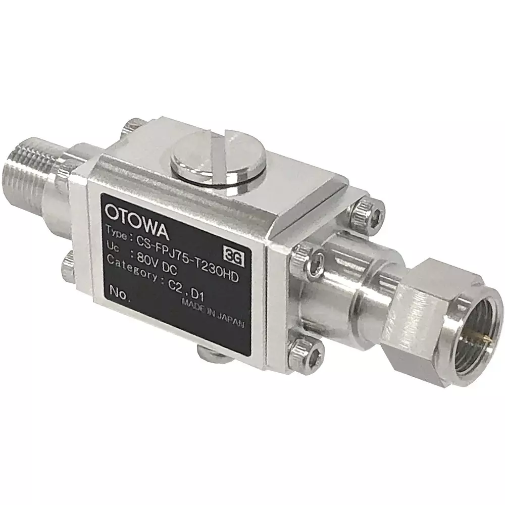 Otowa Electric SPD F-type connector plug-jack Connector, CS-FPJ75-T230HD