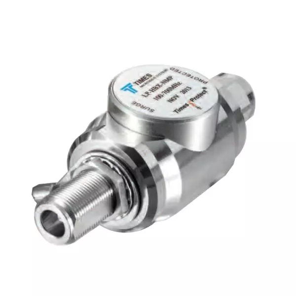 Amphenol Times Microwave Systems Connectorized Surge Protector Inline 20 kA 1.4 kVDC, LP-HBR-UMP